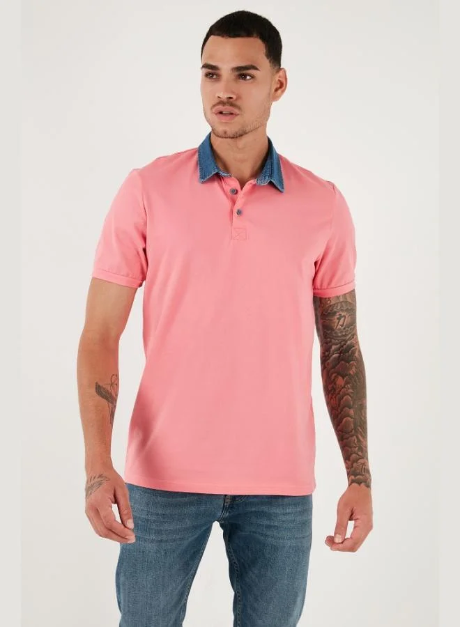 Buratti  Buratti 100% Cotton Buttoned Regular Fit Polo Collar T Shirt Men's POLO COLLAR T SHIRT 5902134 for Men | Best Price UAE
