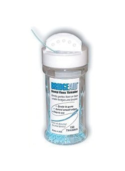 BridgeAid - BridgeAid Dental Floss Threader Bottle 150, 2 Pack - Image 1
