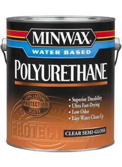Minwax Transparent SemiGloss Clear Deep Base Latex OilModified Polyurethane 1 gal