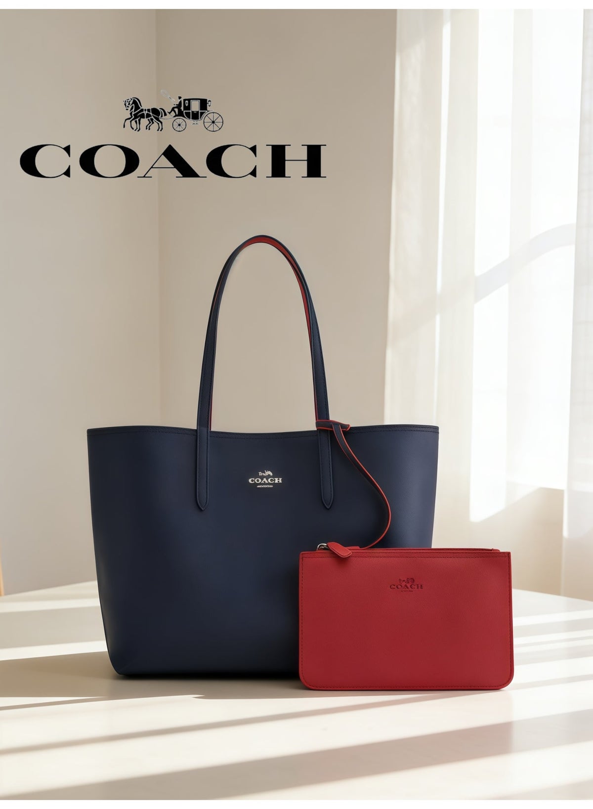 Leather Handbag Coach Avenue Tote Black Red F31535 Coach AVENUE TOTE COACH F31535 Coach Preorder Outlet USA Facebook