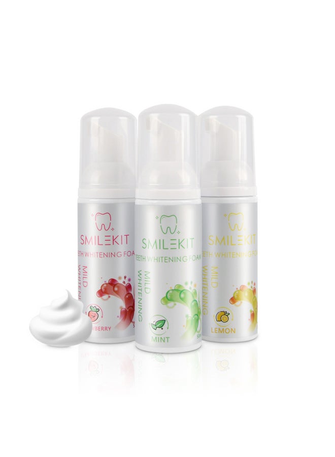 SMILEKIT V34 Teeth Colorizing Essence Whitening Foam Teeth Cleaning Mousse V34 Colour Corrector Small Purple Bottle - Image 3