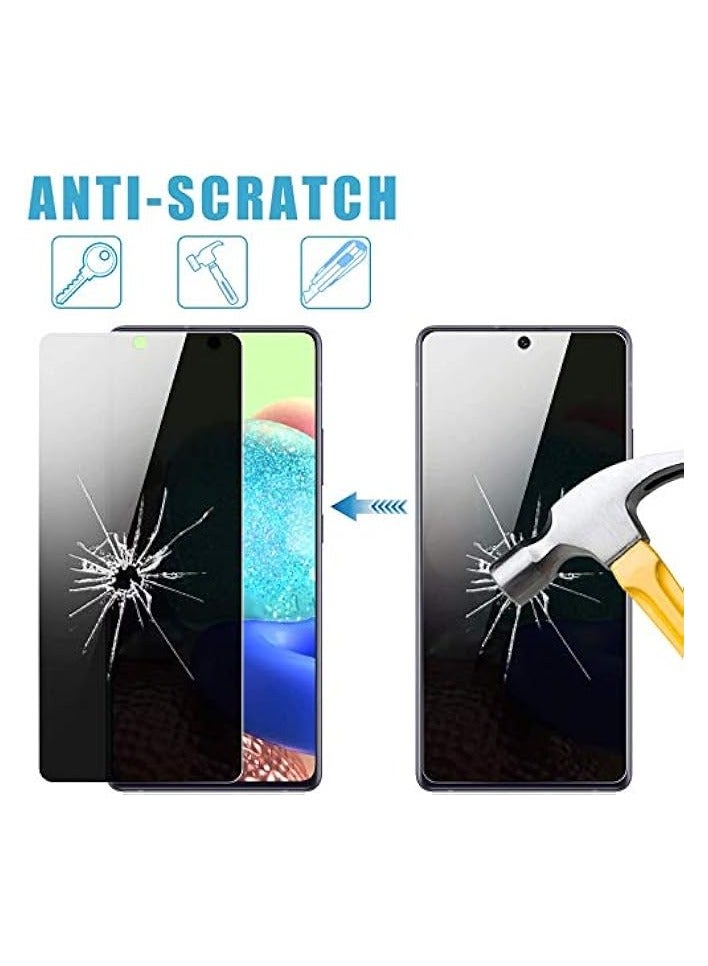 PROMASS Galaxy A71 / A71 5G Anti-Glare Privacy Screen Protector Tempered Glass [3D Touch][Case Friendly] Bubble Free - Image 2