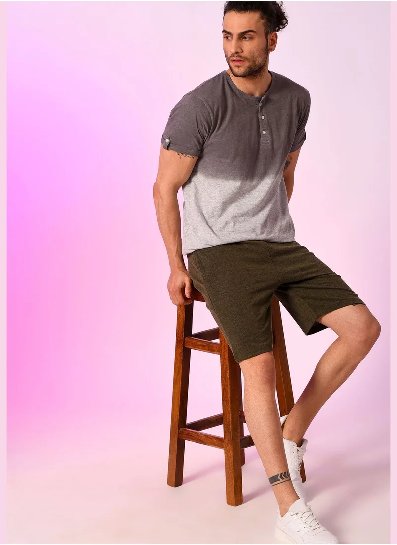 Campus Sutra Elasticated waist shorts