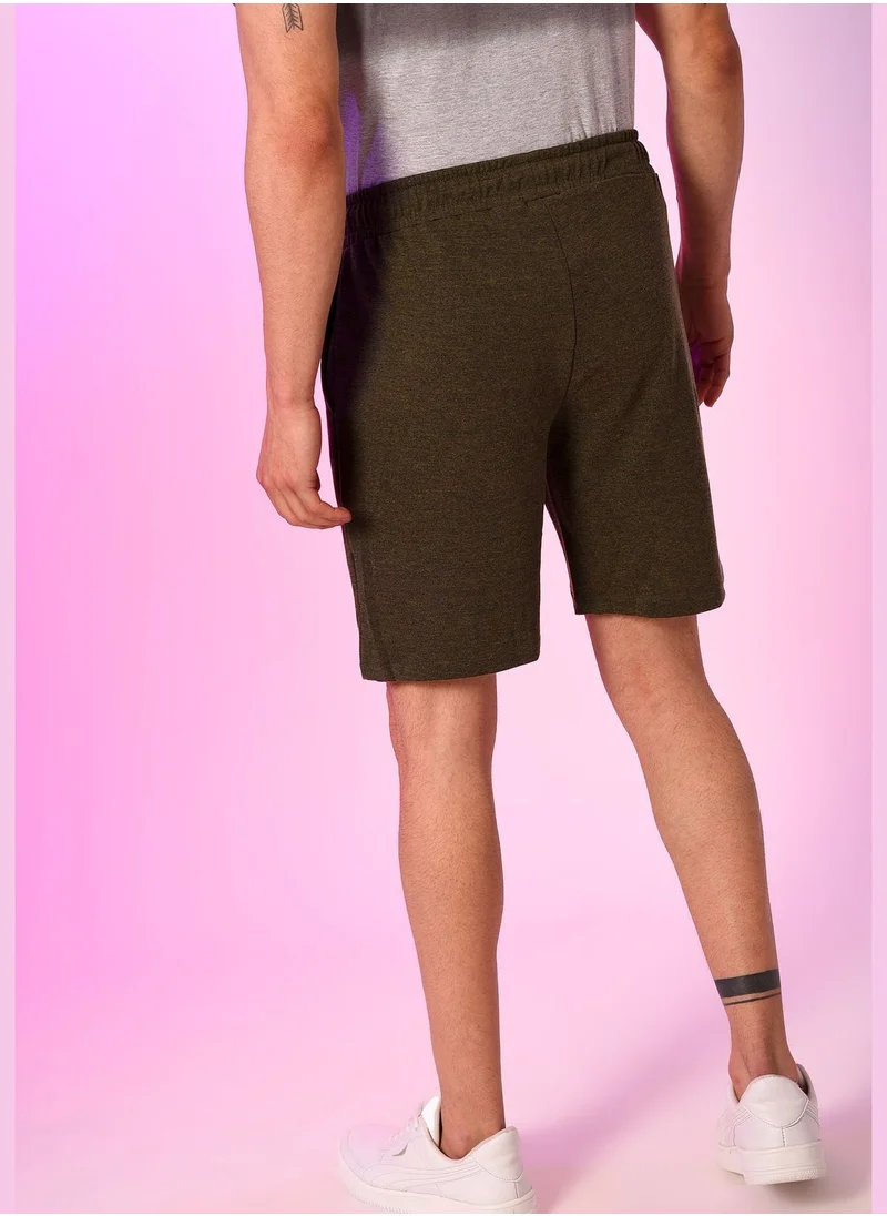 Campus Sutra Elasticated waist shorts