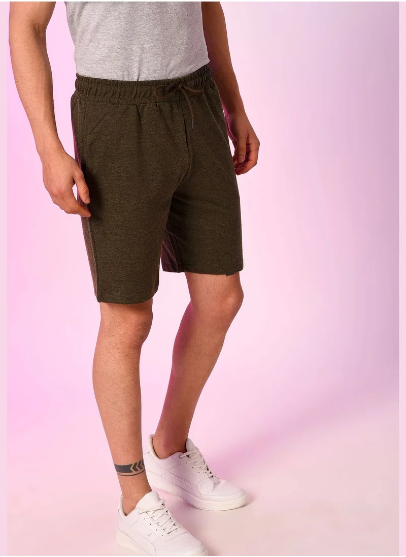Campus Sutra Elasticated waist shorts