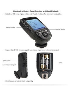 Godox Godox Xpro-O TTL Wireless Flash Trigger Speedlight Speedlite Transmitter for Olympus for Panasonic 2.4G 1/8000s HSS TTL CoGodox Xpro-O TTL Wireless Flash Trigger Speedlight Speedlite Transmitter for Olympus for Panasonic 2.4G 1/8000s HSS TTL Convert-Manual TCM Function Large LCD Screen Flash Transmitternvert-Manual TCM Function Large LCD Screen Flash Transmitter  - Image 5