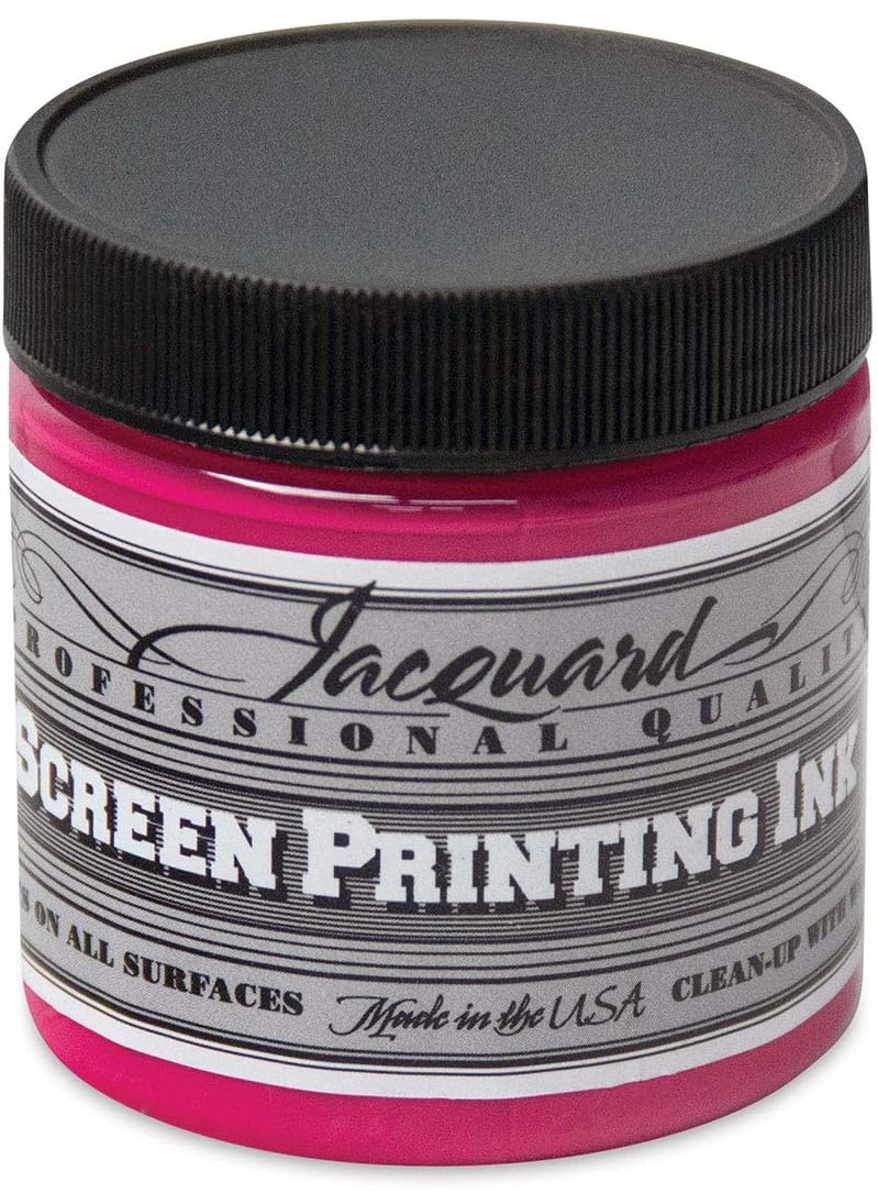 Jacquard Jacquard Products Jspi1133 Jacquard Professional Screen Printing Inks 4ozOpaque Rubine 