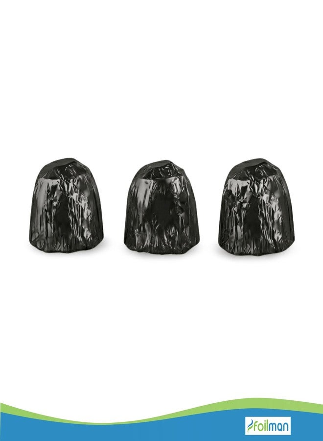 Foilman 500 Sheets Chocolate Wrappers Candy Wrappers Confectionery Foil sheets DIY Candy and Chocolate Wrapping For All Occasions Foil Wrappers - 3 x 3 Inch (Black) - Image 2