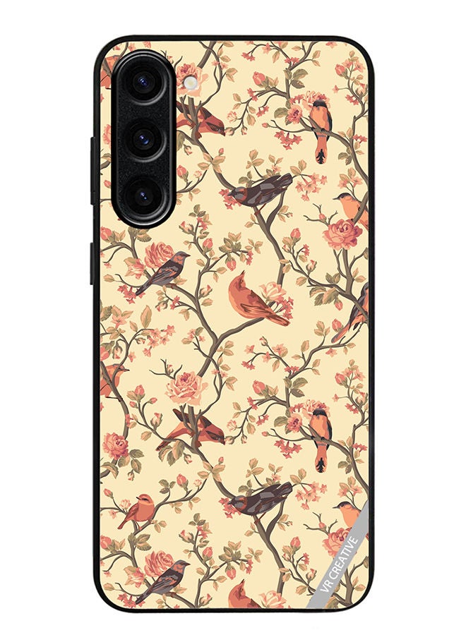 VR CREATIVE Protective Case Cover For Samsung Galaxy S23 Plus Birds Sitting On A Tree Design Multicolour - Image 1