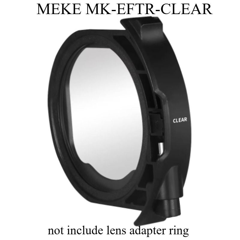Meke Meike Meke Mk-eftr-clear Drop-In High-Definition UV Clear Filter Bracket for Mk-eftr-c Adapter - Image 1