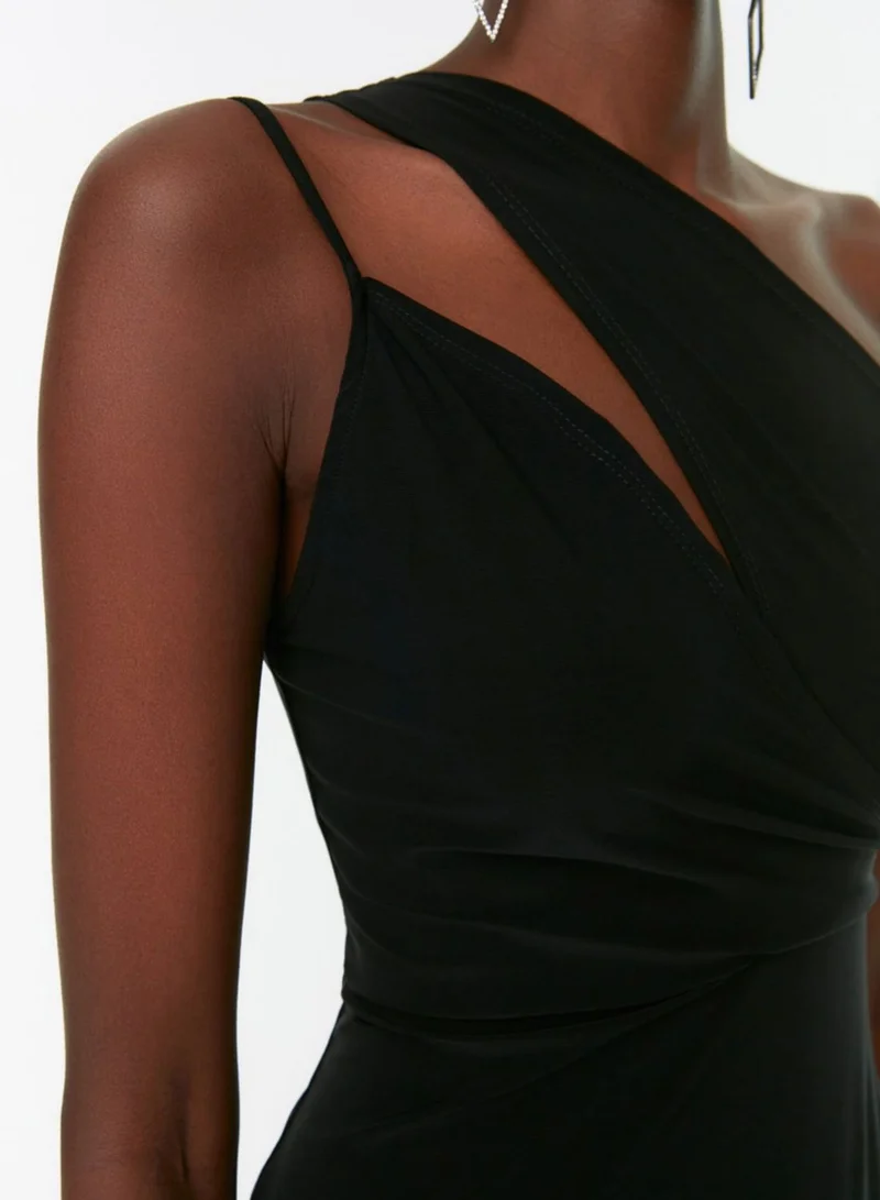 trendyol Asymmetrical Slit Dress