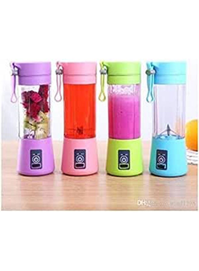 4 Blades Handheld Juicer Bottle Portable Mini USB Electric Fruit Citrus Lemon Juicer Blender Squeezer Reamer Machine 380Ml