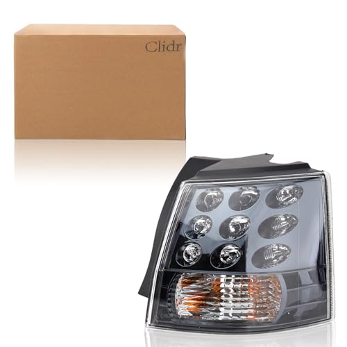 Clidr Right Side Tail Light Assembly for Mitsubishi Outlander EX 2007 2008 2009 2010 2011 2012 2013 Outer Brake Light Tail Lamp Passenger (Don't fit for mitsubishi outlander V4) - Image 1