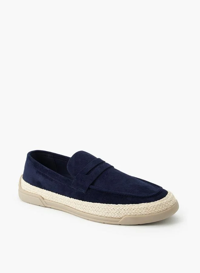 Peppermint Men Textured Espadrilles Loafers