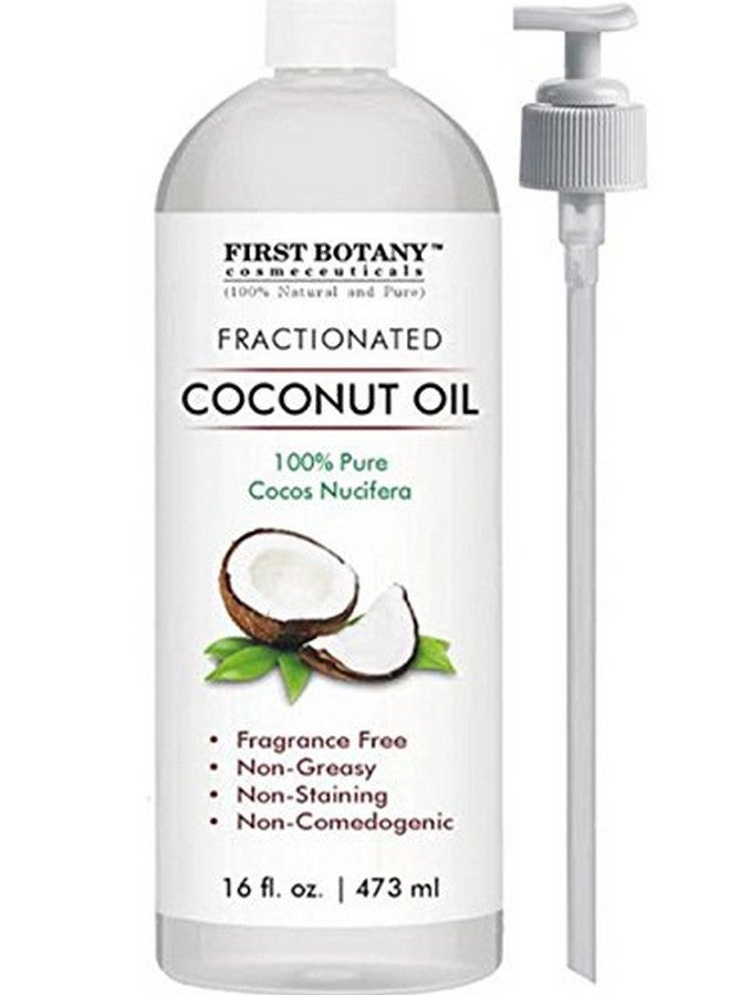 First Botany Fractionated Coconut Oil 16 fl. oz - 100% Natural & Pure MCT Coconut Oil for Hair, Skin,and Aromatherapy Carrier Oil, Massage Oil,Best Skin Moisturizer - Image 2