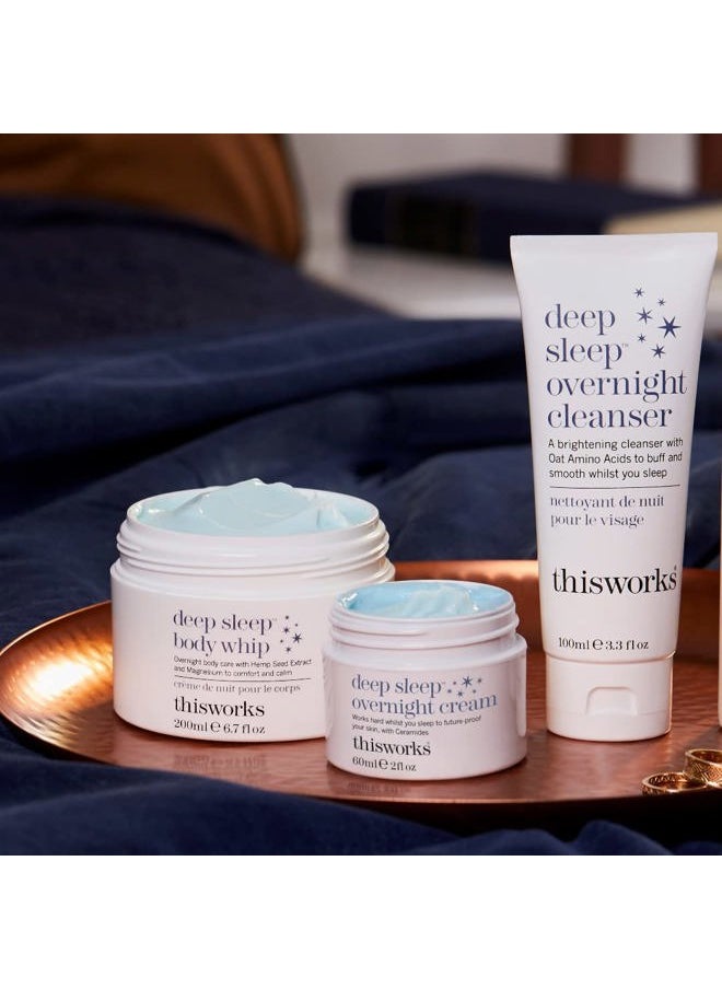 This Works - Deep Sleep Overnight Cleanser, with Oat Amino Acids & Hyaluronic Acid to Gently Exfoliate & Rehydrate, 100ml - Image 1