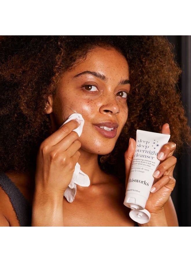This Works - Deep Sleep Overnight Cleanser, with Oat Amino Acids & Hyaluronic Acid to Gently Exfoliate & Rehydrate, 100ml - Image 1