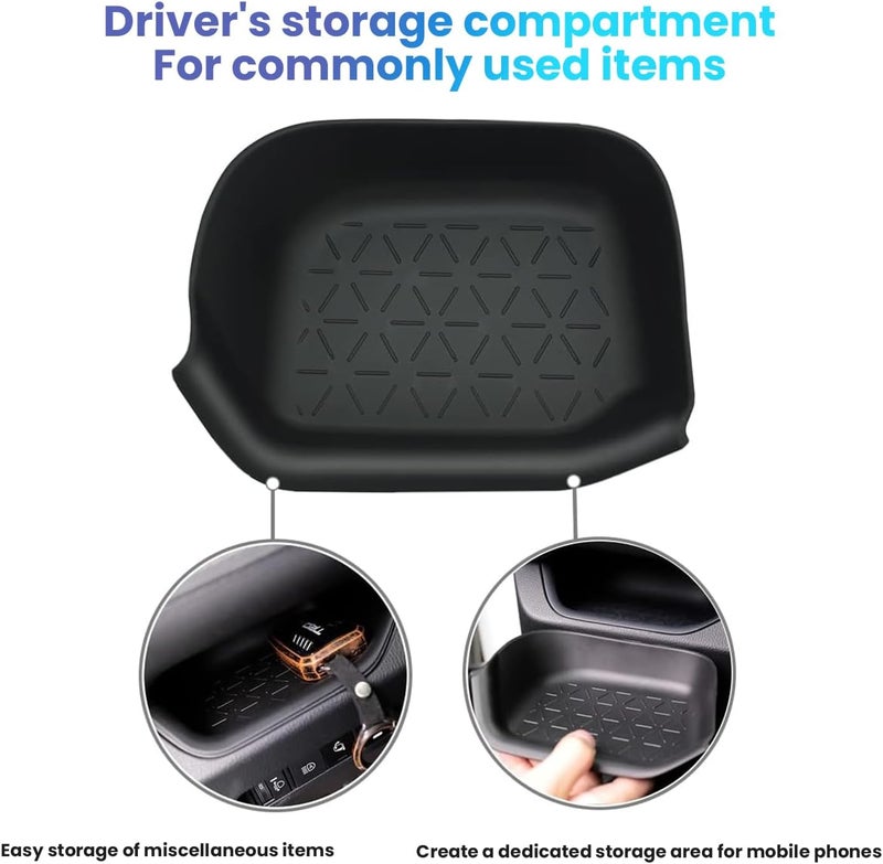 CUCHIYUN RAV4 Driver Storage Box Organizer Tray - Image 4