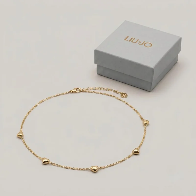Liu Jo  Liu Jo Aria Gold Necklace - LJ3194 for Women | Best Price UAE