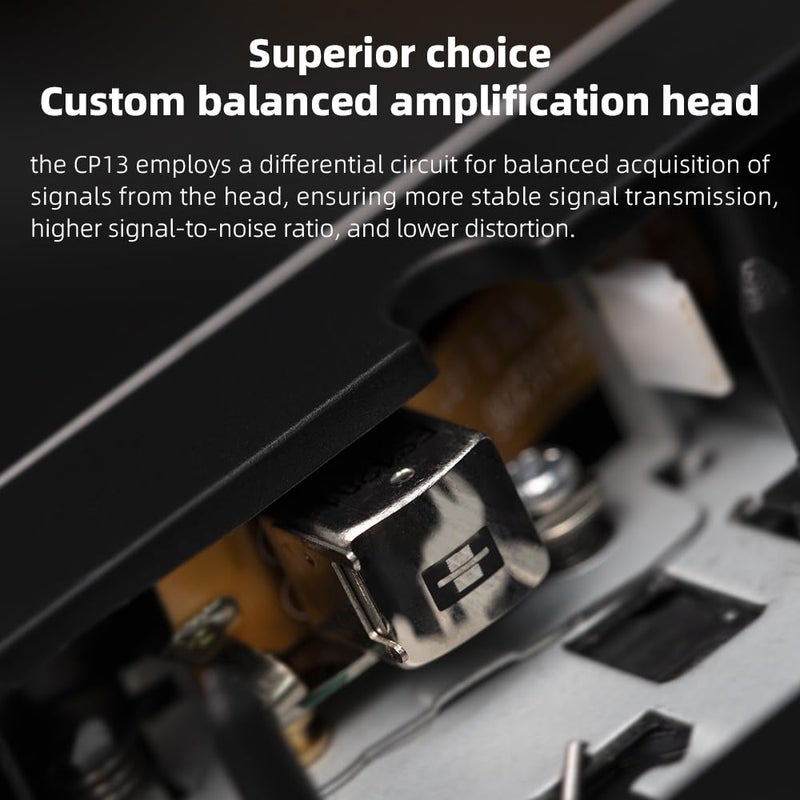 FiiO CP13 Cassette Player (Transparent) - Image 5