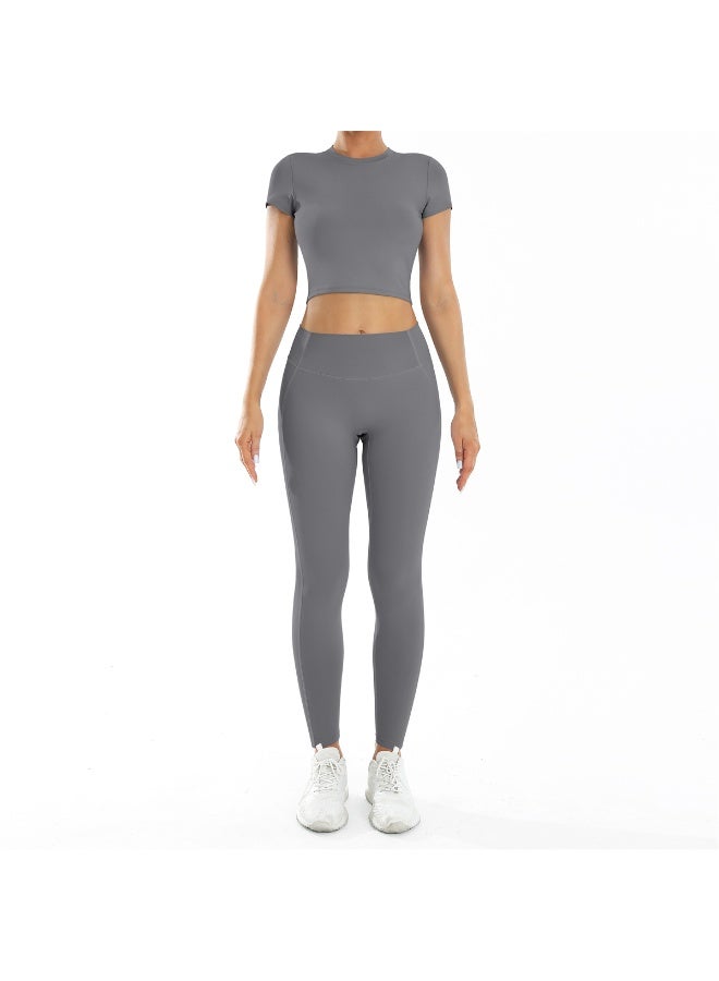 عام 2 قطعة اليوغا مجموعة الصالة الرياضية الملابس الرياضية اليوغا الدعاوى للنساء - Image 1