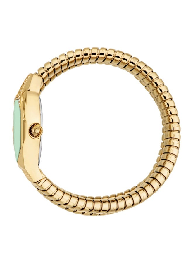 Just Cavalli Lady Snake Ambra JC1L370M0035 Women's Gold-Tone Stainless Steel Quartz Watch with Green Dial - Image 2