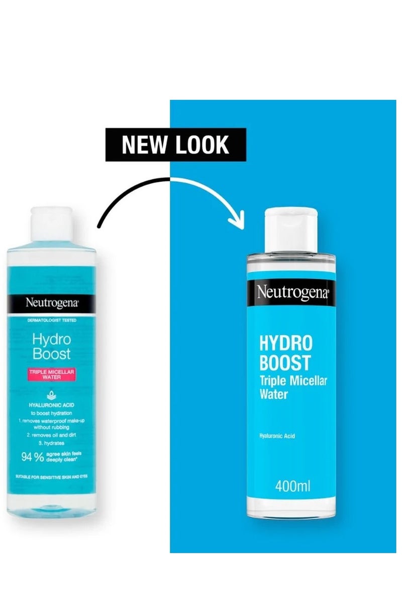 نيوتروجينا ماء ميسيلار هيدرو بوست الثلاثي 400 مل - Image 4