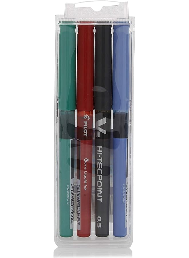 بايلوت مجموعة أقلام حبر جاف 4Clr 0.5 Hi Tecpoint Bx V5 54 - Image 2