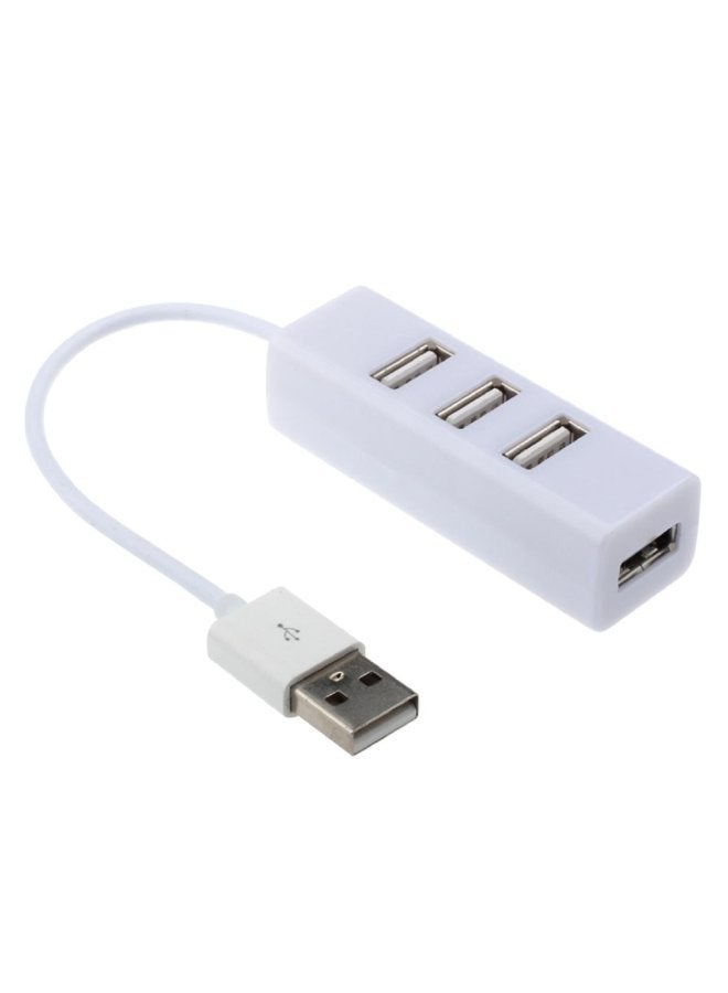 Small Plug Usb Hub Usb Splitter Mini Four Usb Hub-Number Of Interfaces:OPP Bag In Black  - Image 3