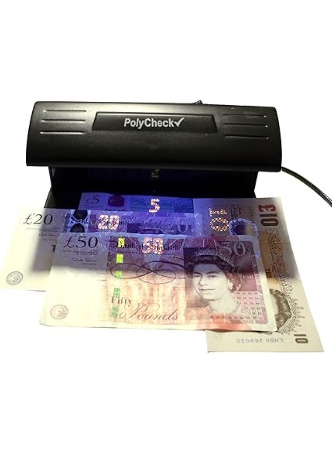 كاشف الاوراق المزورة بالاشعة فوق البنفسجية 2 في 1 من بوليشيك مع لمبة دورا بديلة - Image 1