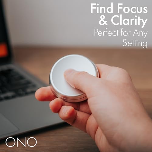 ONO Slider - Handheld Fidget Toy for Adults | Help Relieve Stress, Anxiety, Tension | Promotes Focus, Clarity | Compact, Portable Design (Grey - Aluminum) - Image 4