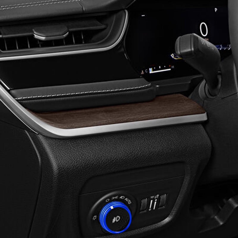 HDUFC for Jeep 2022-2025 Grand Cherokee/Grand Cherokee 4xe/Grand Cherokee L car Interior 6-Piece Set, Shift Switch, air Conditioning Adjustment, Headlight Switch knob, Start Button Cover/Ring (Blue) - Image 4