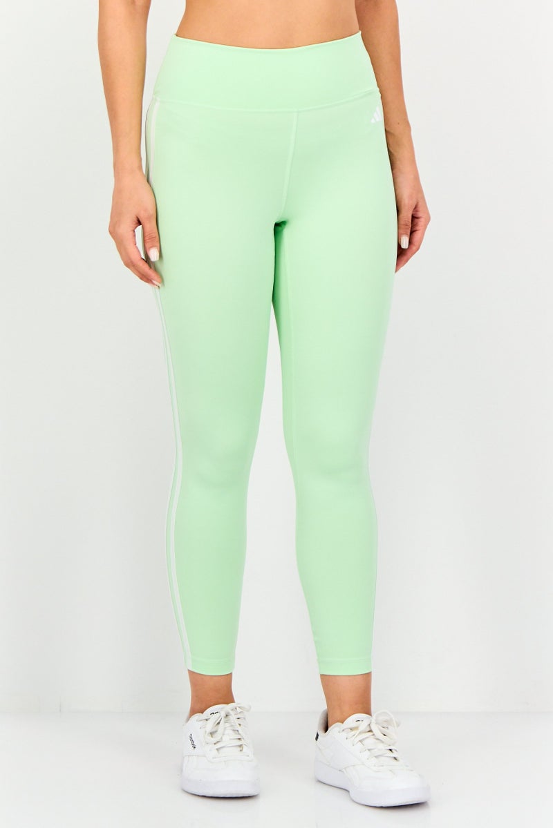 Adidas Women Tight Fit 7/8 Training Leggings, Lime Green - Image 1
