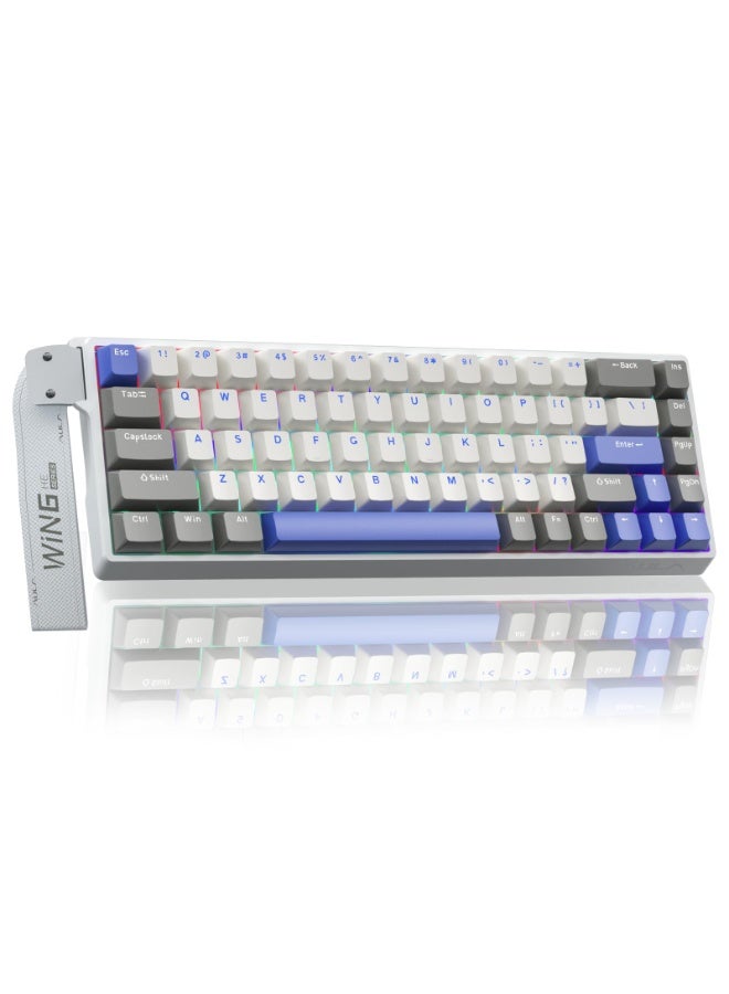 AULA WIN68 HE MAX - Hall Effect Gaming Keyboard with Magnetic Switch, Adjustable Actuation Rapid Trigger Mode, 8KHz Polling Rate, RGB Backlit Wired Mechanical Gaming Keyboard for Laptop/PC Gamer - Image 1