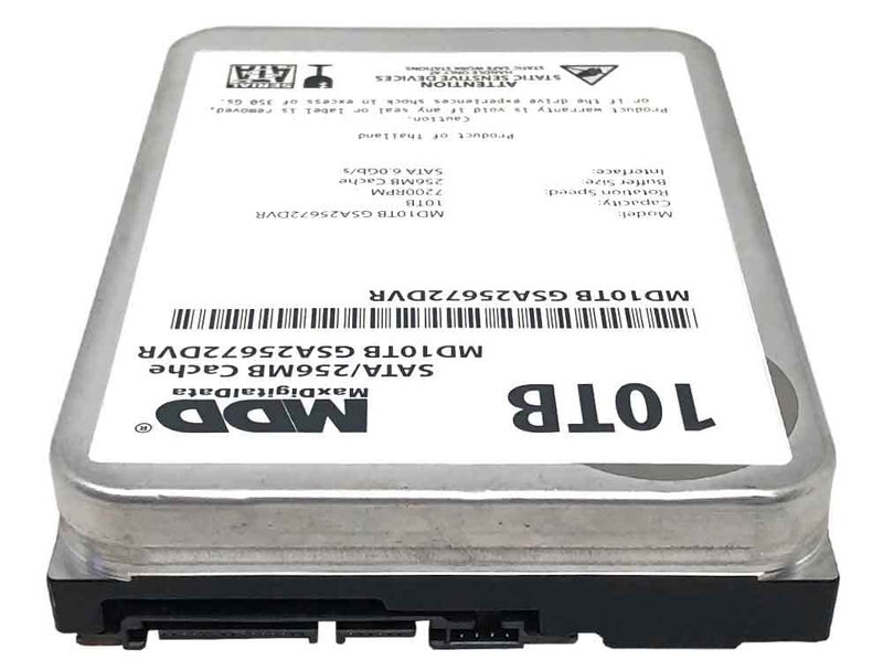 MDD MAXDIGITALDATA MDD 10TB 7200 RPM 256MB Cache SATA 6.0Gb/s 3.5inch Internal Hard Drive for Surveillance Storage (MD10TGSA25672DVR) - 3 Years Warranty (Renewed) - Image 3