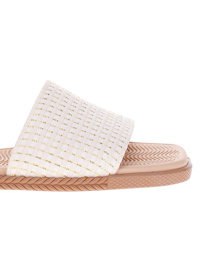 MOLECA Embellished Open Toe Flat Sandals - Image 3