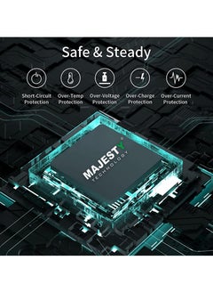 ماجيستي شاحن لابتوب محول تيار 45 واط 19 فولت 2.37 امبير متوافق مع اسوس UX330 UX330U UX360 UX360C UX305 Q503UA Q504 Q504U Q504UA Q553 Q302 Q302L Q302LA Q302U S2000 E X201 X202E X541NA  - Image 4