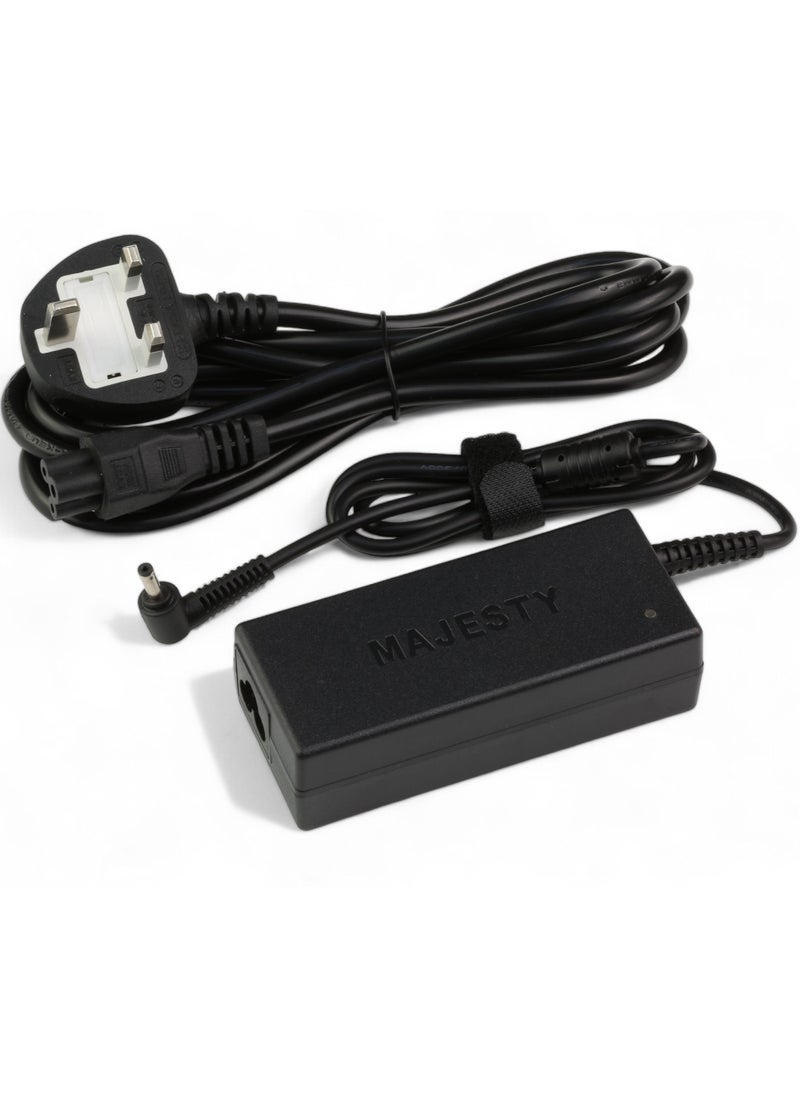 Majeste - 45W 19V 2.37A Laptop Charger Adapter Compatible with ASUS UX330 UX330U UX360 UX360C UX305 Q503UA Q504 Q504U Q504UA Q553 Q302 Q302L Q302LA Q302U S 2000 E X201 X202E X541NA - Image 1