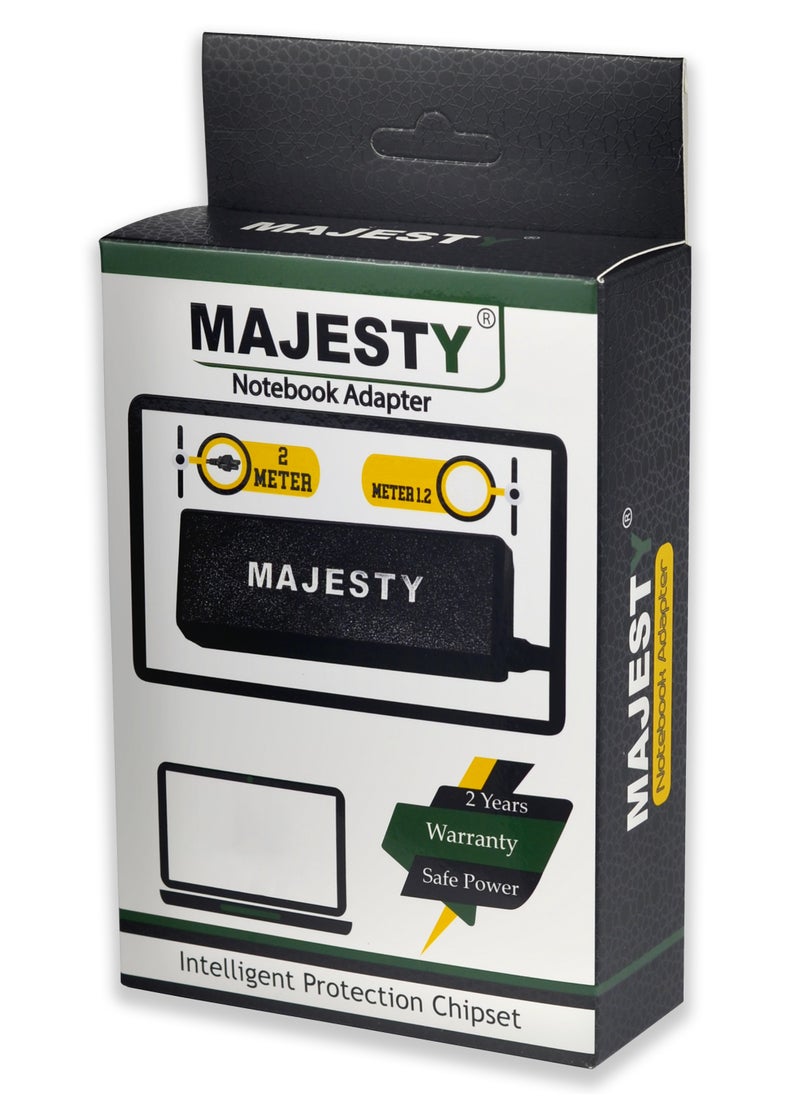 Majeste - 45W 19V 2.37A Laptop Charger Adapter Compatible with ASUS UX330 UX330U UX360 UX360C UX305 Q503UA Q504 Q504U Q504UA Q553 Q302 Q302L Q302LA Q302U S 2000 E X201 X202E X541NA - Image 1