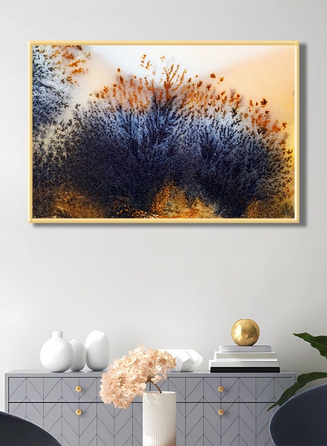 4gdran Canvas Wall Art For Wall Decoration Abstract Design With A Hollow Frame Size 120x80cm One Piece  - Image 1