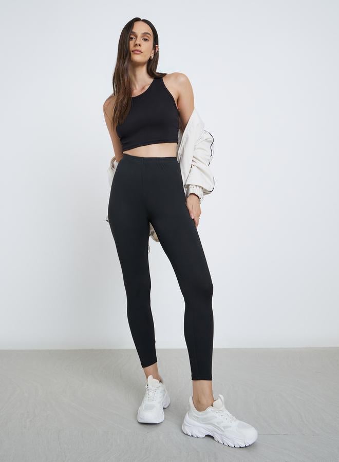 ستايلي كولون نسائي أسود بخصر مطاطي - Image 2