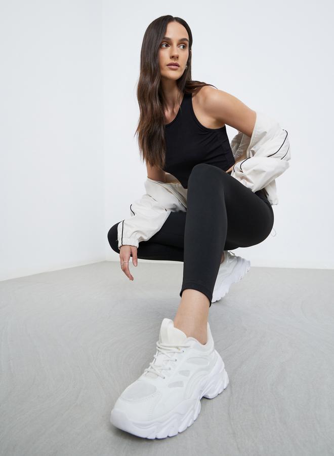 ستايلي كولون نسائي أسود بخصر مطاطي - Image 1