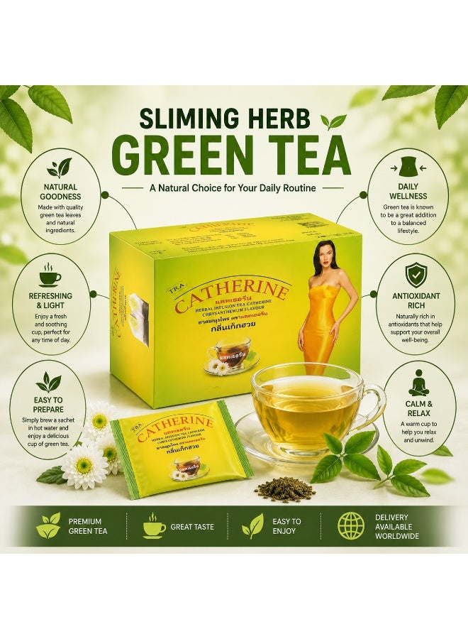 Catherine Herbal Infusion Tea – Chrysanthemum Flavour, Herbal Tea Sachets - Image 3