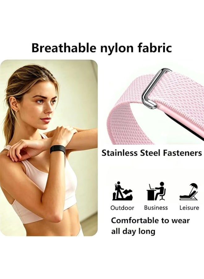 ZOXITY Nylon Sport Band Compatible with Google Fitbit Air,Soft Breathable Wristband Replacement Compatible with Fitbit Air Fitness,Micro-Adjustable Performance Loop for Screenless Tracker - Image 3