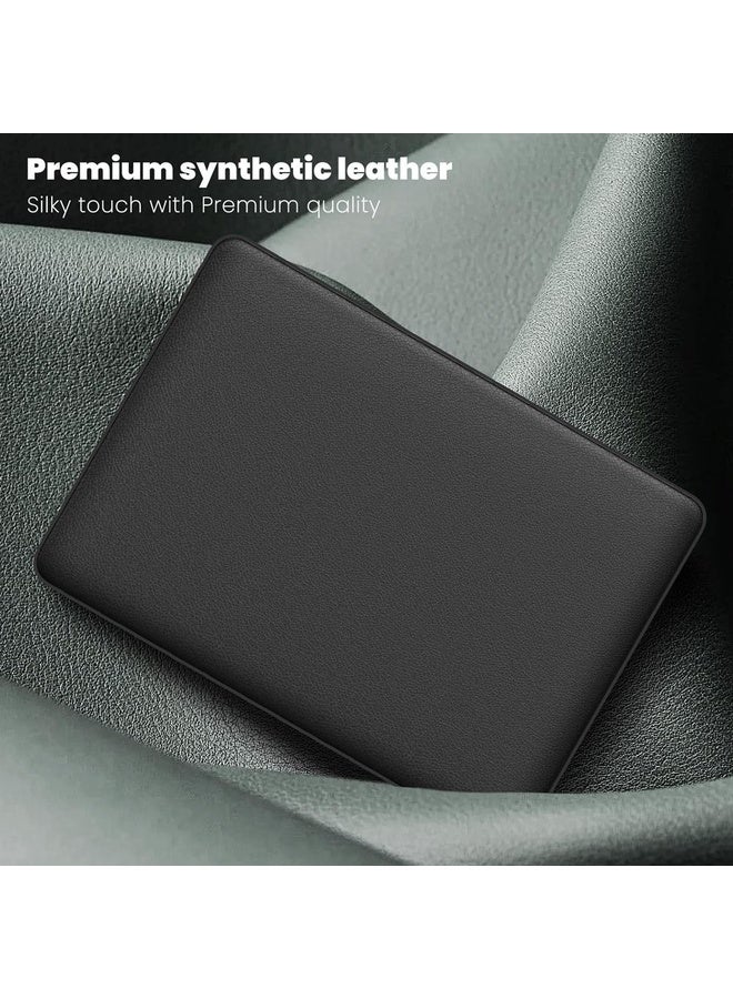 HuHa For MacBook Pro 13.3 inch M1 A2338 Business Magnetic Holder PC + PU Laptop Protective Case(Black) - Image 2