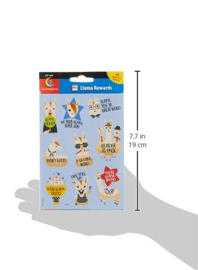 Creative Teaching Press Creative Teaching Bold & Bright Llama Rewards Stickers (45 Stickers Per Pack) - Image 3