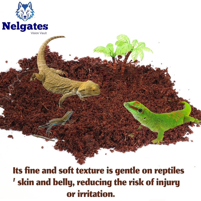 Nelgates Reptile Bedding 650g Organic Coco peat Block for Snake Habitat, Ball Python Terrarium, Turtle Tanks, Tortoise Enclosure - Image 3
