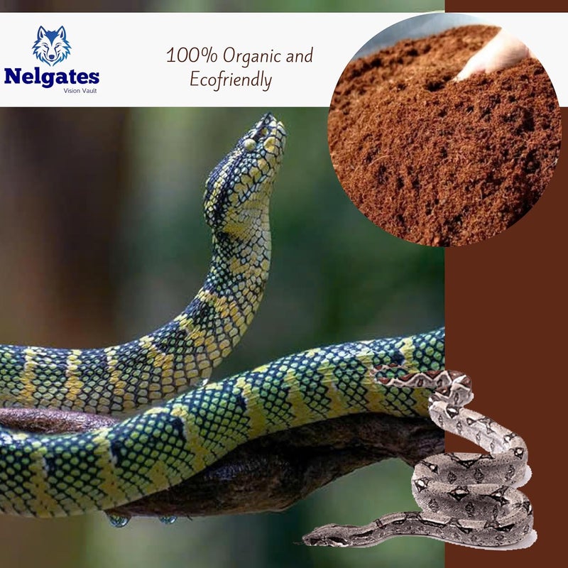 Nelgates Reptile Bedding 650g Organic Coco peat Block for Snake Habitat, Ball Python Terrarium, Turtle Tanks, Tortoise Enclosure - Image 4