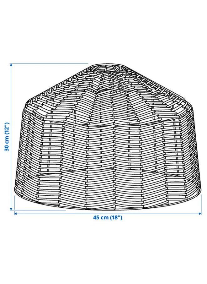 Zaboon Pendant lamp, rattan/white  - Image 5