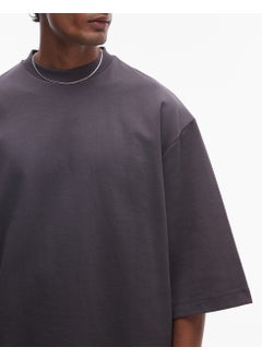 TOPMAN Premium Heavyweight Oversized Fit Mid Sleev  - Image 3